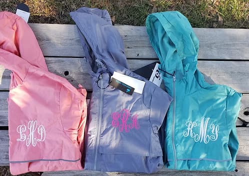 Adult Monogram Raincoat