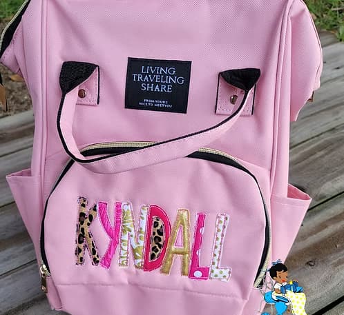 Applique Diaper Bag thumbnail 2