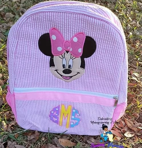 Minnie Mouse Applique Bookbag thumbnail 2