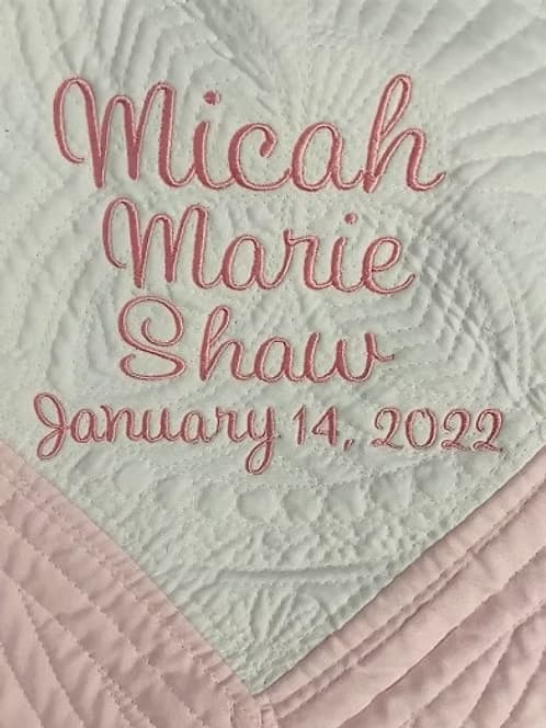 Personalised Heirloom Quilt thumbnail 3
