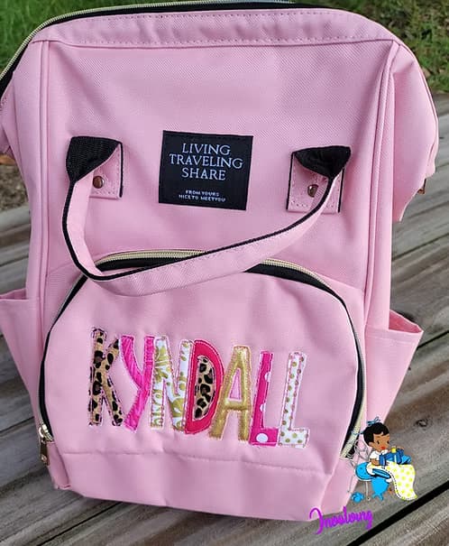 Red Applique Full-Size Bookbag thumbnail 3