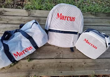 Three-Piece Seersucker Set