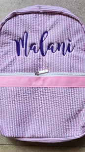 Toddler Monogram Backpack thumbnail 2