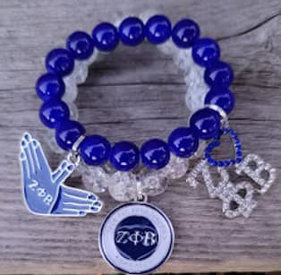 Zeta Phi Beta Charm Bracelet
