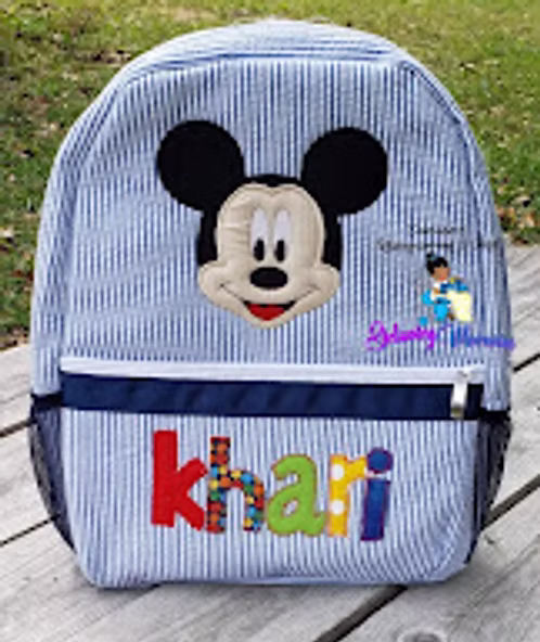 Mickey Mouse Applique Full-Size Bookbag — image 1